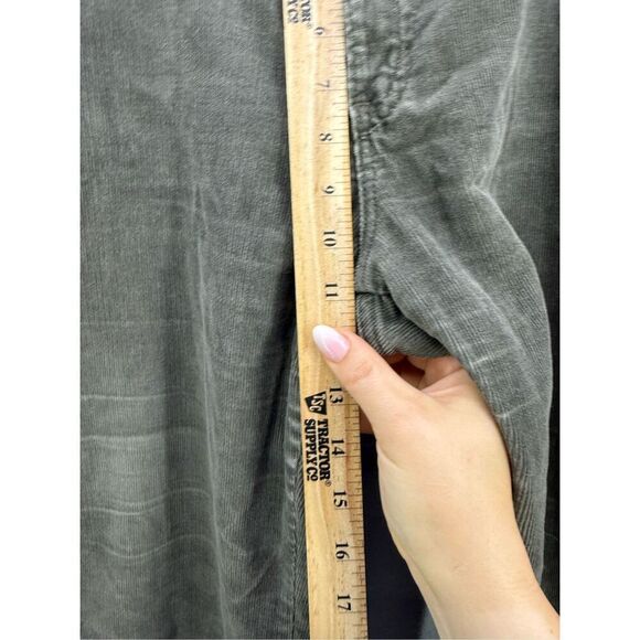 Levi's 517 Womens Green Stretch Denim Corduroy Slim Bootcut Pants Jeans Medium - Picture 5 of 7